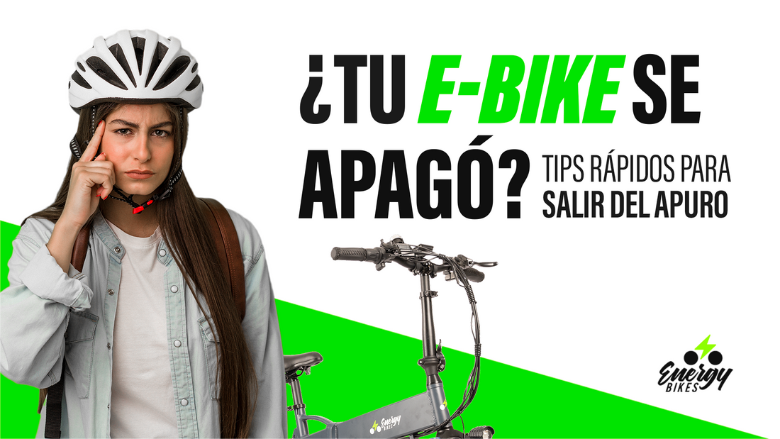 ¿Tu e-bike se apagó? Tips rápidos para salir del apuro (aunque no seas mecánico)