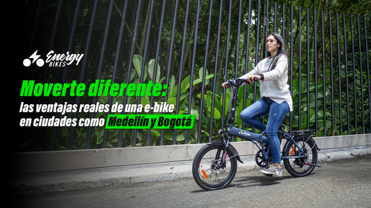 Moverte diferente: las ventajas reales de una e-bike en ciudades como Medellín y Bogotá