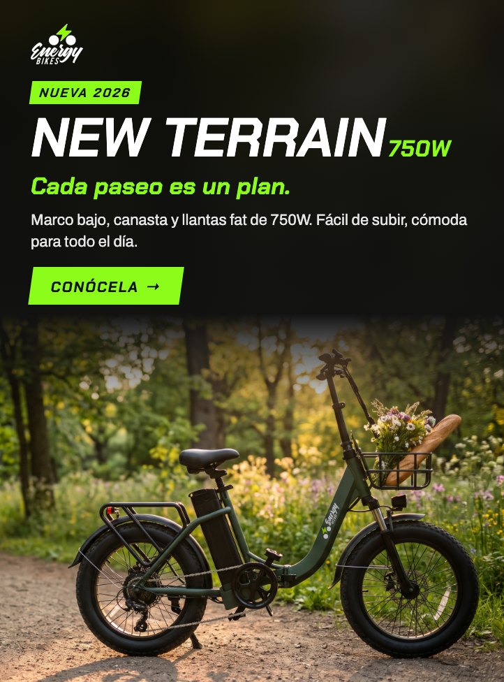 NEW TERRAIN 750W, nueva e-bike Energy Bikes 2026